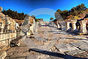 Roman ruins of Ephesus. Library of Celsus (Turkey). photo