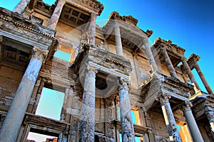 Roman ruins of Ephesus. Library of Celsus (Turkey). photo