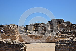 Roman Ruins on the Island of Sardinia in the Mediteranean Sea