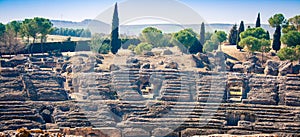 Roman ruins ItÃƒÂ¡lica Spain