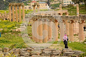 Roman ruins in Jerash