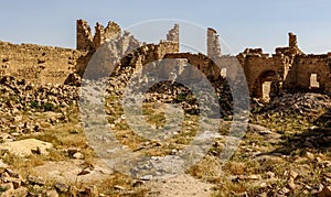 Roman Ruins in Jordan, Castle Bashir Roman Fortress photo