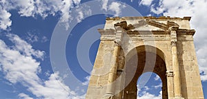 Roman ruins in the Jordanian city of Jerash (Gerasa of Antiquity), Jordan