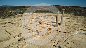 Roman Ruins Los Bañales Uncastillo, Zaragoza, Spain