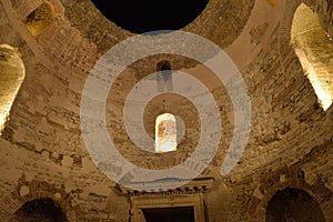 Roman ruins in the old city of Split, Croatia