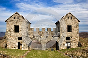 Roman Empirer ruins, Porolissum in Romania