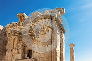 Roman Ruins of the Propylaeum at Jerash Jordan