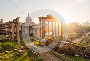 Roman ruins in Rome, Forum