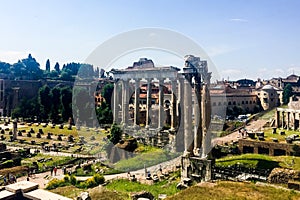 Roman ruins in Rome, Forum