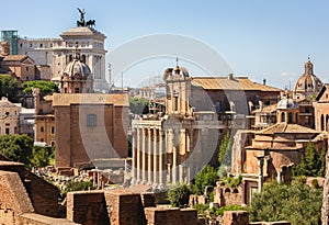 Roman ruins in Rome, Forum