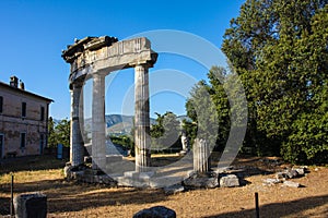 Roman Ruins at Tivoli Italy