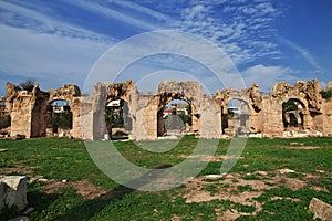 Roman ruins in Tyre, Sour, Lebanon