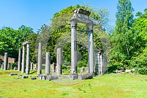 Roman Ruins in Virginia Water Park