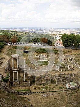 Roman ruins in Volterra