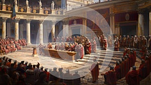 Roman Senate: Intriguing Painting Offers Glimpse into Ancient Governance