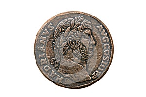 Roman Sestertius Coin of Roman Emperor Hadrian 117-138 AD