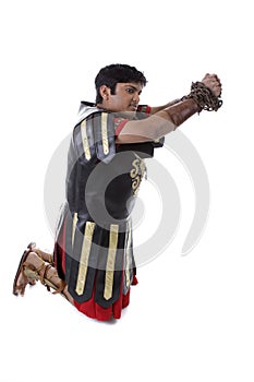 Roman soldier in chains