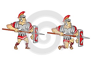 Roman Soldier Game Sprite