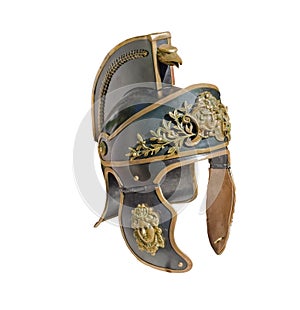 Ancient warrior helmet
