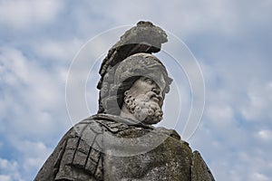 Roman soldier statue