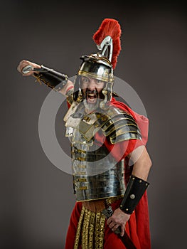 Roman soldier with a sword