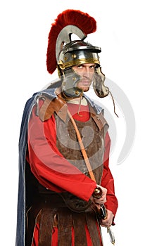 Roman Soldier Taking Sword