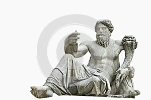 Roman statue isolated