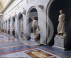 Roman Statues in the Vatican Museum