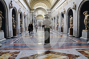 Roman Statues in the Vatican Museum