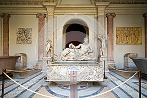 Roman statues in the Vatican Museum