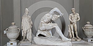 Roman Statues at Vatican Museum, Roma, Italy