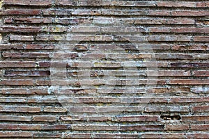 Roman Stone Elegance: Authentic Ancient Brick Texture