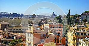 Roman Street Buildings Vatican Palantine Hill Rome Italy