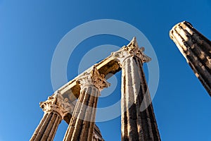 Roman Temple of Diana in Evora, Portugal