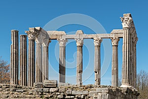 Roman temple of Evora photo