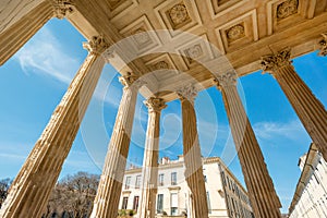 Roman temple in Nimes, France