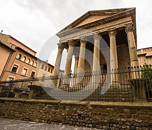 The Roman Temple at Vic photo