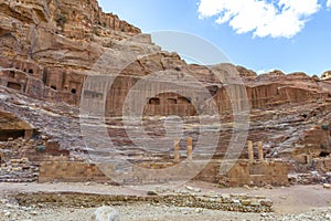 Roman theater arena in Nabatean city of Petra