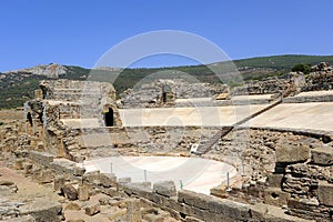 Roman theater of Baelo Claudia, Tarifa, Cadiz province, Spain