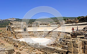Roman theater of Baelo Claudia, Tarifa, Cadiz province, Spain