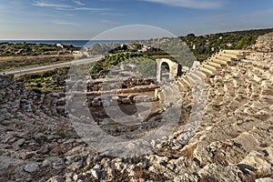 Roman theater in Elaiussa Sebaste in Cilicia, Ayas, Turkey photo