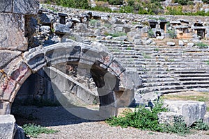 The Roman Theater which is believed to be almost 2000 years old.