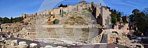 Roman Theatre and the Alcazaba in Malaga photo