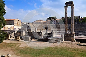 Roman theatre in Arles, France