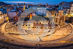 The Roman Theatre in Cartagena, Spain photo