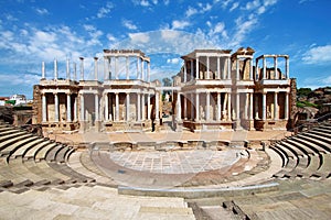 The Roman Theatre (Teatro Romano) at Merida photo