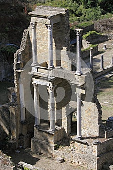 The Roman Theatre in Volterra