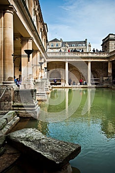 Roman thermal baths photo