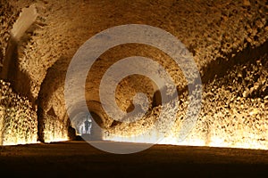 Roman Tunnel in Tarragona, Spain