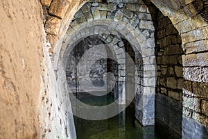 Roman underground cistern, Jerusalem, Israel